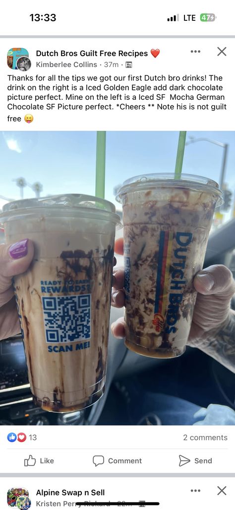 Dutch Bros Chocolate Drinks, Dutch Bros Coffee Drinks To Try, Dutch Bros Recommendations, Dutch Bro Coffee Drinks, Dutch Brothers, Coffee Orders, Dutch Bros Coffee, Dutch Bros Drinks, Coffee Inspiration