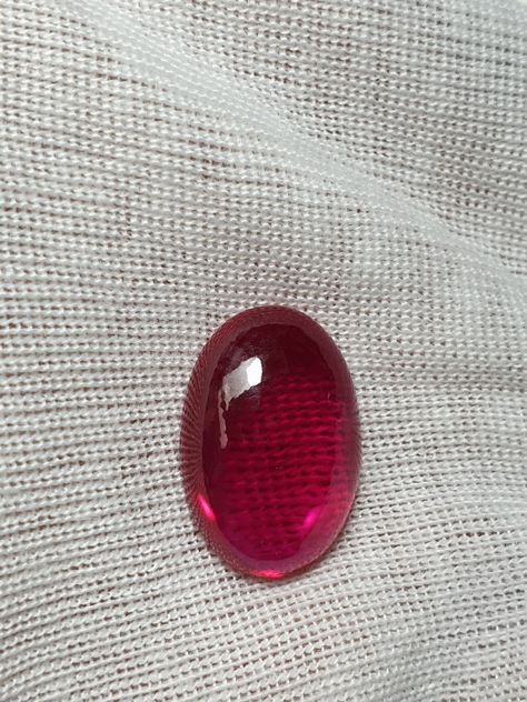 Natural Synthetic Ruby Red Oval Shape Cabochon 11.90 Carats Loose Stone Red Ruby (Synthetic Lab-Created) SHAPE –Oval STYLE – Cabochon STONE SIZE:- 12x17x5 MM Weight of stone: - 11.90 Approx Backside of stone is flat Direct Message For Price and Details. 👉Worldwide Shipping Available 👉Combined Shipping Available 👉PayPal Accepted 👉Free Drilling Available . . . MG244 #imitation #jewellery #imitationjewellery #necklace #imitationbeads #jewelry #earrings #kundan Earrings Kundan, Emerald Jewelry, Red Ruby, Red Stone, Ruby Red, Oval Shape, Ruby, Gemstone Rings, Jewelry Earrings