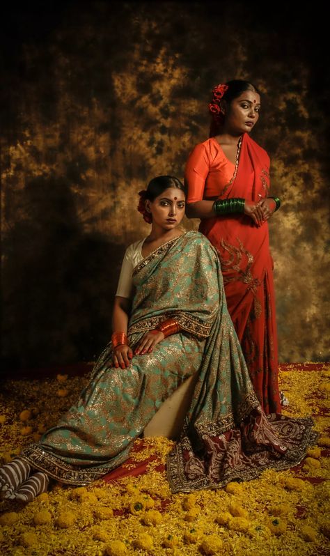 Indian High Fashion Photography, Saree Models Poses, Tamil Outfits, Diwali Shoot, Saree Shoot, Ayush Kejriwal, Skin Model, Studio Photography Poses, Model Shoot