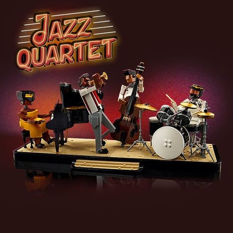 Discover great products at the best prices at Dealmoon. Jazz Quartet 21334 | Ideas | Buy online at the Official LEGO® Shop US. Jazz Quartet, Lego Shop, Jazz Club, Jazz Band, Year Of The Rabbit, Wishful Thinking, Lego Sets, Stationary Bike, Lego