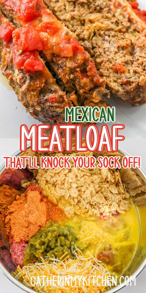 Turkey Taco Meatloaf, Mexican Turkey Meatloaf, Southwest Meatloaf Recipes, Tex Mex Meatloaf, Mexican Taco Meatloaf, Taco Meatloaf With Doritos, Mexican Meatloaf Recipes Easy, Mexican Style Meatloaf, Taco Meatloaf Recipes Easy