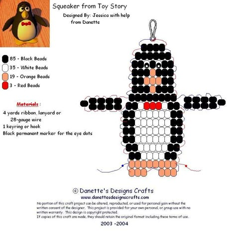 Pony Bead Penguin, Bead Buddies, Pony Bead Animals, Bead Animals, Bead Loom Kits, Free Beading Tutorials, Pony Bead Projects, Beaded Ornament Covers, Pony Bead Crafts