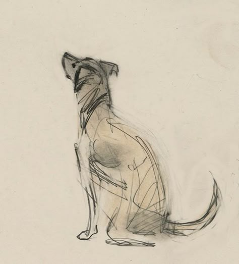 Dog Composition Drawing, Dog Wagging Tail Drawing, Dog From Behind Drawing, Dog Looking Up Drawing, Dog Standing Up, Dog Silhouette Drawing, Dog Sitting Drawing, Dog Reference Drawing, Dog Leaping