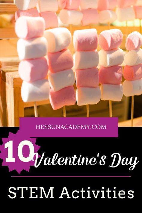 Valentine’s Day Craft For 3rd Grade, Easy Valentine Stem Activities, Valentines Learning Activities For Kids, Valentines Day Cooking Activity For Kids, Valentine Steam Activities Elementary, Valentine Crafts For Upper Elementary, Valentine Experiments For Kids, Second Grade Valentine Crafts, Valentines Day Activities For Preschoolers