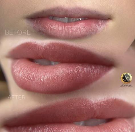 Lip Color Tattoo, Lip Permanent Makeup, Lip Blushing, Lipstick Tattoos, Permanente Make-up, Botox Lips, Lip Blush, Ombre Lips, Eye Makeup Pictures