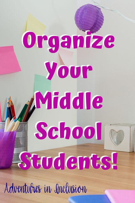 Middle School Organization For Students, Middle School Binder Organization, Executive Functioning Middle School, Middle School Special Education Room, Middle School Resource Room, Study Skills Middle School, Sped Organization, Middle School Study Skills, Middle School Planner