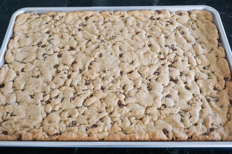 Chocolate Chip Cookie Sheet Cake, Cookie Cake Sheet Pan, Sheet Cookie Cake, Sheet Pan Chocolate Chip Cookie Bars, Rectangle Cookie Cake, Cookie Sheet Cake, Cake Chocolate Chip Cookies, Pan Bars, Sheet Cake Cookies