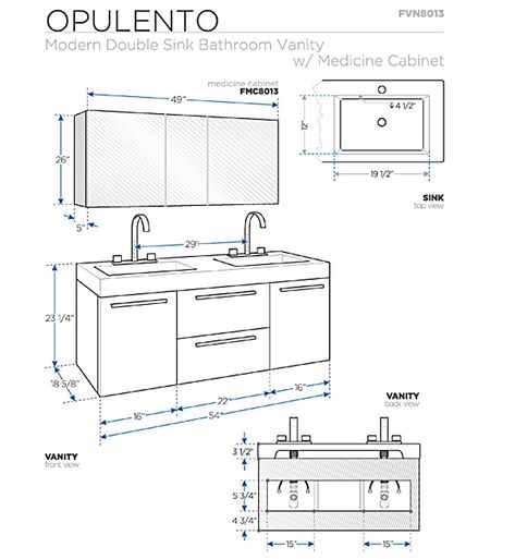 Shop Drawing Interior, Bathroom Vanity Furniture, Narrow Bathrooms, Modern Double Sink Bathroom Vanity, Wooden Furniture Ideas, Bathroom Double Sink, Model Bathroom, Vanity Furniture, Bathroom Layout Plans