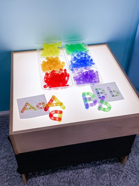 Light Box Activities, Pattern Block Templates, Light Board, Drink Stirrers, Transparent Paper, School Inspiration, Pre Writing, Vase Fillers, Math Center