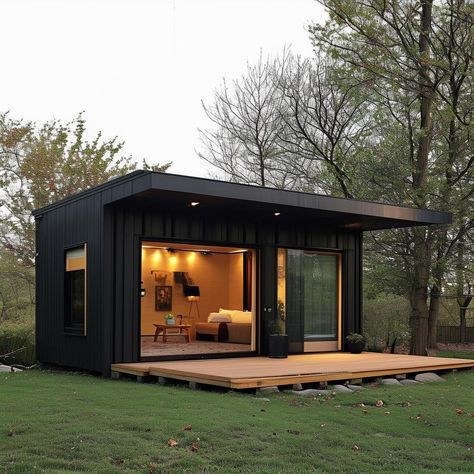 The Ultimate Contemporary Retreat: A Modern Shed for Your Guest House