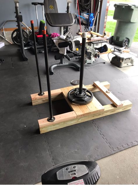 Push Sled Diy, Weight Sled Diy, Diy Push Pull Sled, Diy Weight Sled, Diy Sled Workout, Workout Sled Diy, Homemade Workout Equipment, Strongman Equipment, Gymnastic Equipment