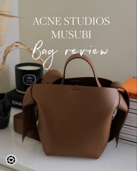 Mini Musubi, Acne Musubi Mini, Cos Bag Aesthetic, Acne Musubi Bag Outfit, Acne Musubi, Musubi Bag, Acne Musubi Bag, Acne Studios Mini Musubi Bag, Osoi Toni Mini Bag