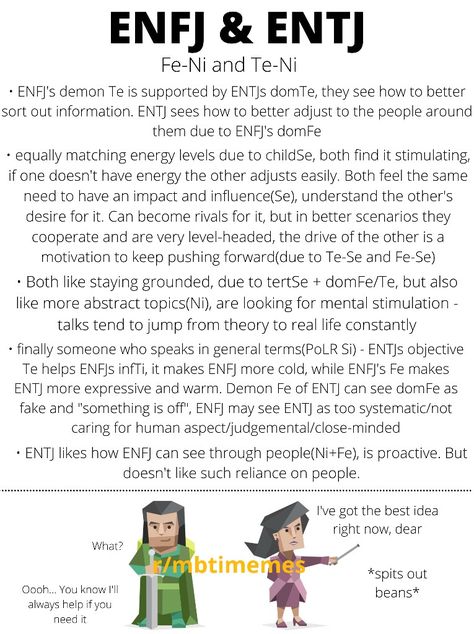 Entj Enfj Couple, Entj X Enfj Relationship, Enfj X Entj, Enfj Personality, Enfj T, Bing Bong, Mbti Character, Myers–briggs Type Indicator, Anime Uwu