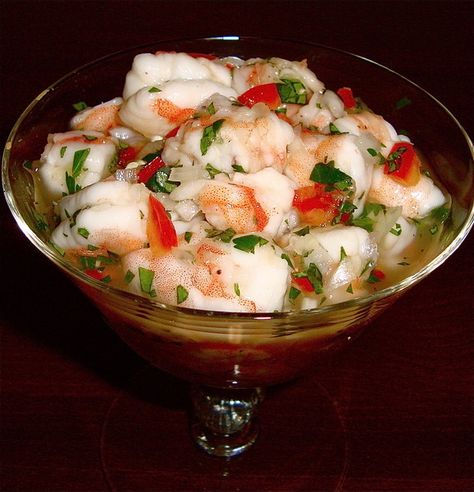 CEVICHE! ~ Costa Rican Style Costa Rica Recipes, Costa Rican Recipes, Ceviche Recipes, Costa Rican Food, Costa Rica Pura Vida, Ceviche Recipe, Shrimp Ceviche, Oyster Recipes, Elegant Appetizers