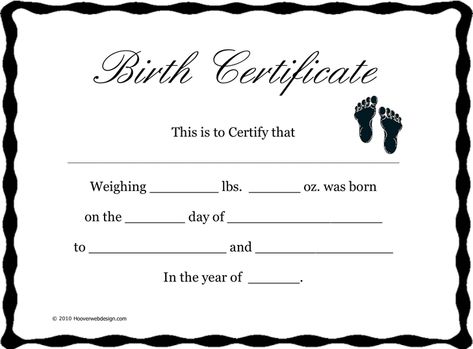 Birth Certificate Template 2 Birth Certificate Form, Birth Certificate Online, Fake Birth Certificate, Dog Birth, Certificate Maker, Certificate Of Achievement Template, Birth Certificate Template, Awards Certificates Template, Certificates Online