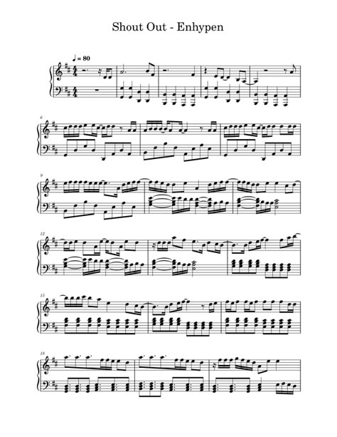 Shout Out – ENHYPEN Sheet music for Piano (Solo) | Musescore.com Kpop Songs Flute Sheet Music, Shout Out Enhypen, Violin Notes, Piano Notes Songs, Song Notes, Piano Notes, Flute Sheet Music, Song Sheet, Violin Sheet Music