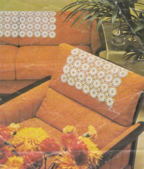 Home Crochet Patterns, Indian Wallpaper, Chair Back Covers, English Uk, Crochet Terminology, Home Crochet, Chevron Stitch, Vintage Crochet Patterns, White Sofa