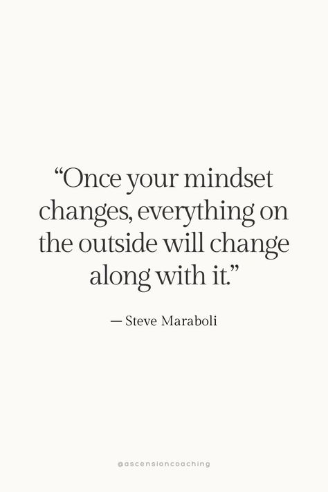 When you change your mindset, everything around you starts to shift. 🌟 Your thoughts, habits, and perspective are the foundation for the life you want to create. Start from within, and watch how the world outside transforms to match your growth! #MindsetMatters #InnerGrowth #TransformYourLife #Positivity #Quotes #Wellness If You Want To Change The World Start With Yourself, Changing Your Lifestyle, Inspirational Quotes About Change New Beginnings, Changing Your Perspective, Best Mindset Quotes, Quotes That Change Your Life Perspective, Growth Is Uncomfortable Quotes, Small Changes Quotes, Self Change Quotes