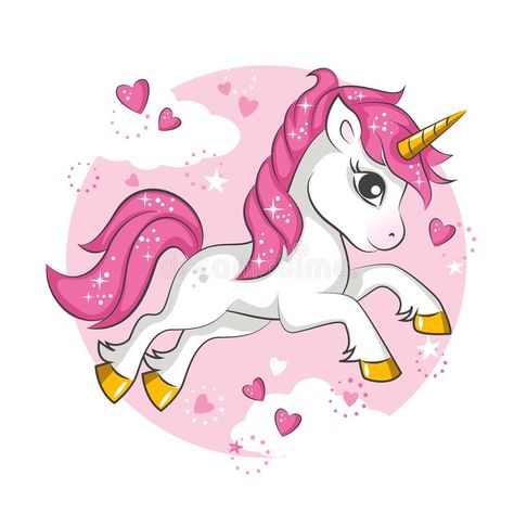 Unicorn Vector, Illustration For Children, Unicorn Images, Unicorn Painting, Kids Cartoon Characters, Unicorns Png, Unicorn Drawing, Unicorn Pictures, Background Print