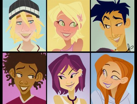 Nikki 6teen, Jude 6teen, Male Art Men, 2000s Cartoons, Nostalgic Art, Drama Total, Art Style Inspo, Pretty Drawings, Pinturas Disney