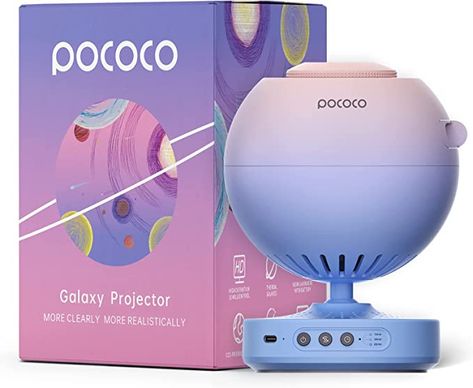 Amazon.com: POCOCO Home Planetarium Star Projector: Ultra Clear Galaxy Projector for Bedroom Birthday Anniversary Valentines Gift Ideas for Her Girlfriend Women Wife Stress Relief Gift Night Light for Room Decor : Electrónica Home Planetarium, Planetarium Projector, Bedroom Birthday, Galaxy Projector, Galaxy Lights, Night Light Projector, Star Projector, Space Images, Night Light Lamp