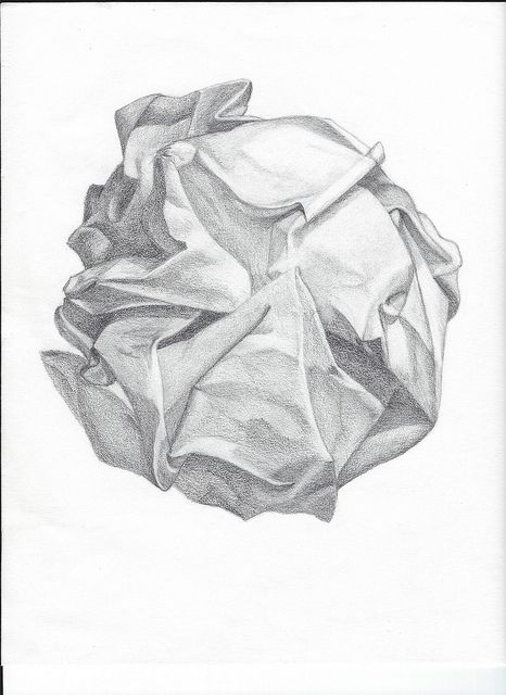 Crumpled Paper Drawing - pencil | Pencil drawing for sketchb… | Flickr Crumpled Up Paper Drawing, Crumpled Paper Sketch, Piece Of Paper Drawing, Folded Paper Drawing, Crumpled Paper Drawing, Crumpled Paper Art, Crumpled Up Piece Of Paper, Crumpled Piece Of Paper, Change Drawing