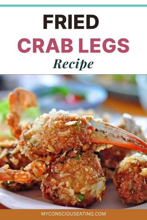 a plate with fried crab legs on it Fried Crab Legs Recipes, Crab Legs Recipes, Fried Crab Legs, Fried Crab, Crab Legs Recipe, Seafood Delight, Fry Bread, Crab Legs, Delicious Dinner Recipes