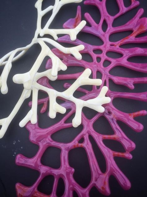 Picture Fused Glass Coral, Glass Coral, Glass Frit, Slumped Glass, Fused Glass Wall Art, Kiln Formed Glass, Glass Fusion, Ornament Ideas, Fused Glass Jewelry