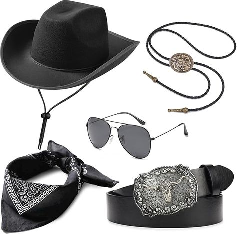 Amazon.com: RIOSO Cowboy Outfit for Men Western Outfits Accessories Cowboy Costume Halloween Cosplay : Clothing, Shoes & Jewelry Black Cowboy Costume Men, Cowboy Costume Halloween, Men Western Outfits, Mens Cowboy Outfit, Cowboy Costume Mens, Cowboy Outfit For Men, Western Paisley, Halloween Cowboy, Cowboy Accessories