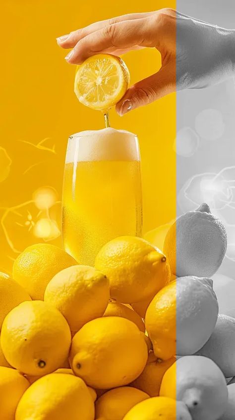 Full Color Image in ai-img-gen.com 🔸 A person is holding up a lemon and juicing it in on top. There is a pile of lemons with yellow cream... 🔸 From Midjourney AI Image Glass Of Beer, Refreshing Summer Drinks, Lemon Wedge, Drinks Design, Color Image, Summer Drink, Yellow Cream, Yellow Light, Colour Images