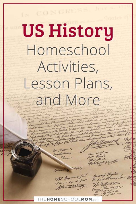 US History homeschool resource links, including lessons, worksheets, downloads, and more Emancipation Proclamation Activities, History Lessons For Kids, History Homeschool, Educational Websites For Kids, History Lesson Plans, Free Homeschool Curriculum, History Worksheets, Homeschool Lesson Plans, Emancipation Proclamation