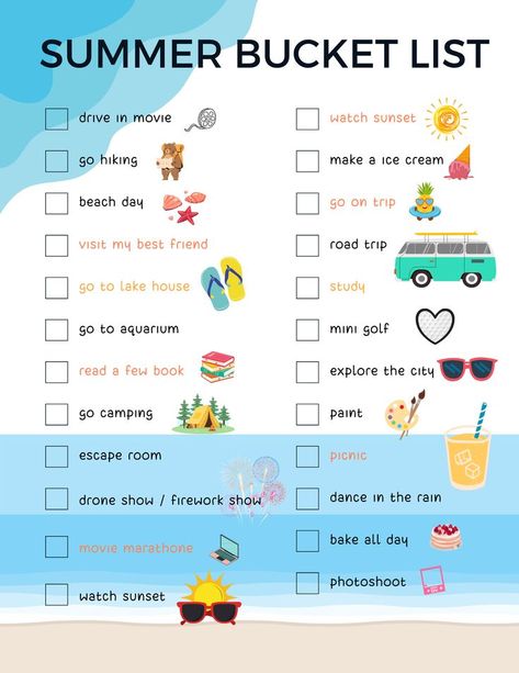 Summer bucket list for my girlies ❤️ Stay tuned and follow for more 💥 #summer #summerlist #bucketlist #summerideas #2024 Ice Cream Beach, Screen Free Activities, Fireworks Show, Summer Bucket List, Drive In Movie, Screen Free, Go Hiking, Mini Golf, Summer Bucket Lists