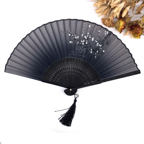 High Quality 1PC Classic Bamboo Silk Blend Japanese Chinese Handmade Pocket Fan Folding Hand Held Fan Free Shipping-in Party Favors from Home & Garden on Aliexpress.com | Alibaba Group Silk Dancing, Chinese Fans, Umbrella Decorations, Folded Hands, Folding Hand Fan, Japanese Fan, Asian Home Decor, Paper Fans, Hand Held Fan