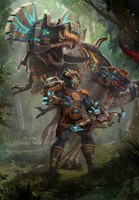 Warlord of Draenor, clayscence art on ArtStation at https://www.artstation.com/artwork/5Xg8E1 Warlords Of Draenor, Warcraft Characters, Game World, Mayan Art, Warcraft Art, Aztec Warrior, Aztec Art, 다크 판타지, Mythology Art