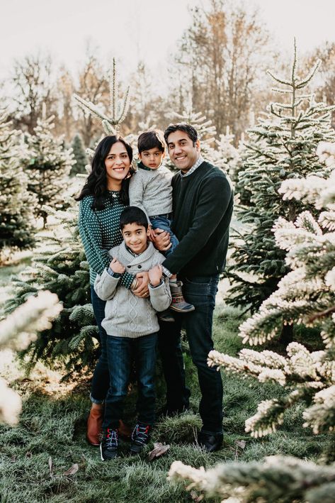 Christmas Tree Farm Family Photos: Samples, Outfit Tips, Posing Ideas Tree Farm Mini Session, Family Holiday Pictures, Family Holiday Photos, Christmas Tree Farm, Holiday Pictures, Family Photo Outfits, Mini Session, Photo Outfit, Tree Farms