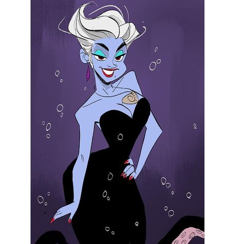 Thais Amaral (@thaismaaral) • Instagram photos and videos Mermay Art, Blue Wedding Bouquet, Disney Fairy, Disney Villains Art, Disney Artwork, Art Disney, Fishing Girls, Disney Villains, Disney Art