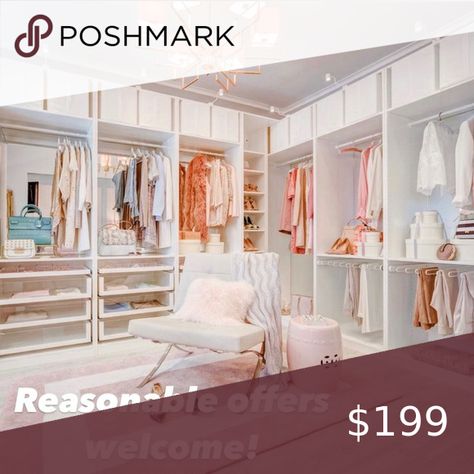 REASONABLE OFFERS WELCOME! Aesthetic Cupboard Bedroom, Aesthetic Cupboard, Room Wardrobe Design, Wardrobe Aesthetic, Dress Room, Apartment Needs, Pax Wardrobe, Wooden Wardrobe, Closet Remodel