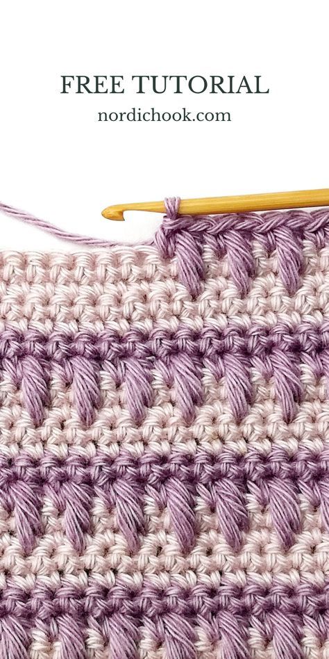 This crochet stitch tutorial shows how to make the modified caramel stitch step-by-step. It includes detailed photo instructions. It is a beautiful multicolor crochet stitch. Easy Crochet Blanket Tutorial, Crochet Stitches Motif, Chunky Crochet Blanket Pattern, Multicolor Crochet, Crochet Stitch Tutorial, Advanced Crochet, Chunky Crochet Blanket, Crochet Tutorial Pattern, Crochet Stitches Guide