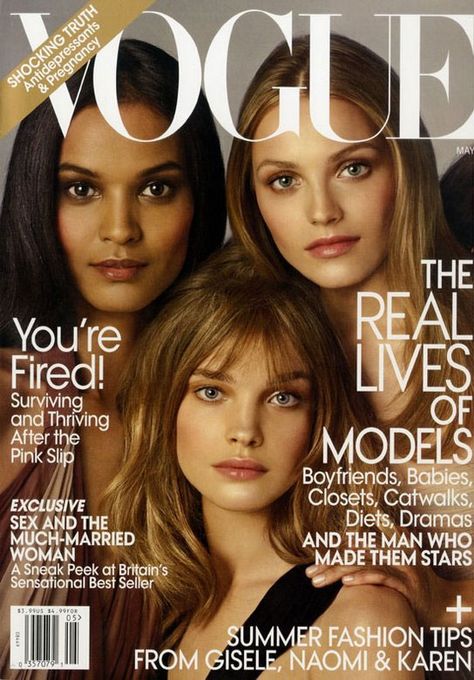 June 11: Vogue Ukraine Launching Soon! Liya Kebede, Natalia Vodianova & Anna Jagodzinska on the cover of American Vogue May 2009, Photo by Steven Meisel Unexplainable Feelings, Liya Kebede, Vogue Vintage, Vogue Magazine Covers, Magazine Vogue, Isabeli Fontana, Vogue Archive, Fashion Magazine Cover, Natalia Vodianova