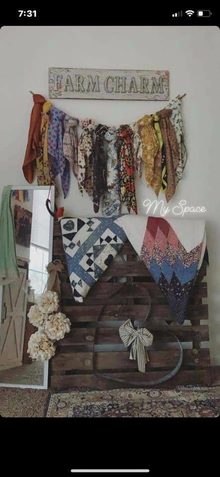 Farm chic wildrag display Wild Rag Store Display, How To Display Wild Rags, Botique Interiors Ideas Western, Wild Rag Storage, Wild Rag Display Ideas, Wild Rag Holder, Wild Rag Display, Western Store Display Ideas, Rustic Boutique Decor