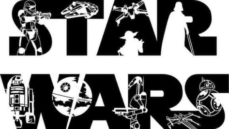 Star Wars Stencil, Star Wars Silhouette, Star Wars Decal, Cricut Iron On Vinyl, Idee Cricut, Laser Engraved Ideas, Star Wars Christmas, Star Wars Birthday, Star Wars Images