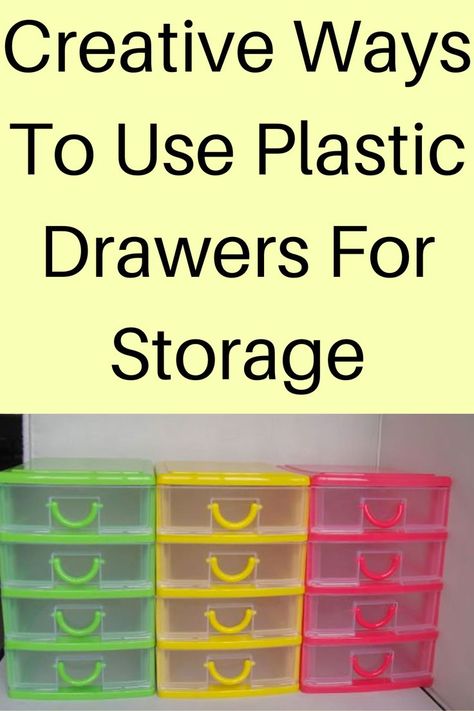 Small Plastic Drawers Organizing Ideas, Plastic Drawers In Bathroom, Plastic Drawers Organization, Storage Drawers Plastic Organizing Ideas, Plastic Drawer Storage Ideas, Small Drawers Storage, 3 Drawer Plastic Storage, Paint Plastic Drawers, Plastic Drawer Makeover