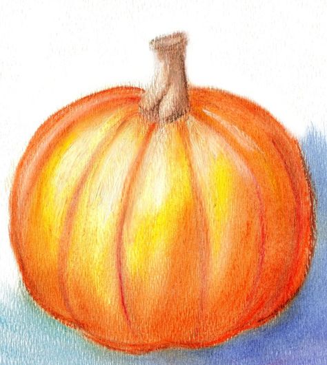 Pumpkin Pastel Art, Oil Pastel Crayons, Pumpkin Watercolor, Pumpkin Oil, Pumpkin Drawing, October Art, Fall Art Projects, Fall Arts And Crafts, Oil Pastels Painting