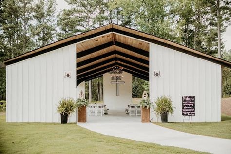 Outdoor Chapel, Event Venue Design, Open Air Chapel, Mountain Estate, Luxury Island, Event Venue Spaces, Vineyard Wedding Venue, Blueberry Farm, Events Place