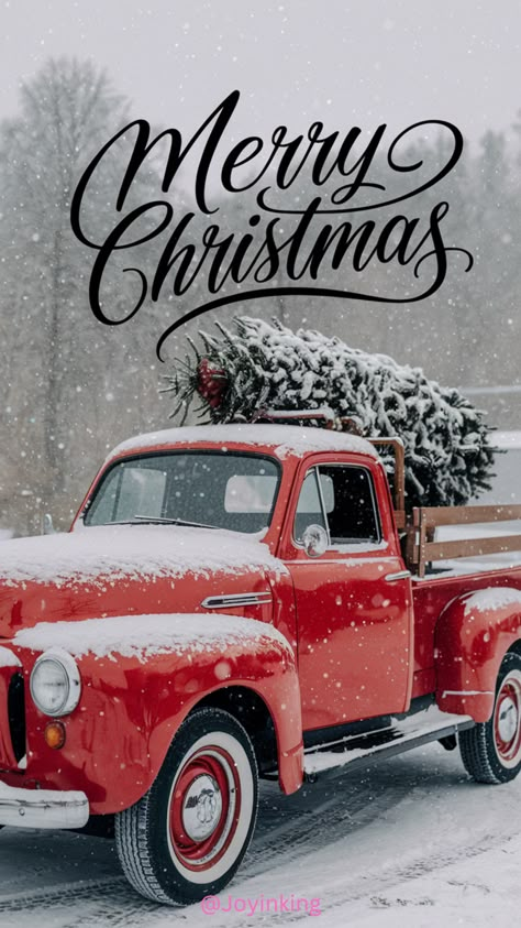 There's something undeniably magical about a classic Christmas scene. A red truck, a snowy day, and a freshly cut Christmas tree - it's a picture of holiday perfection. This vintage image captures the essence of the season, evoking feelings of warmth, nostalgia, and joy. #Christmas #VintageChristmas #ChristmasDecor #HolidayDecor #ChristmasVibes #ChristmasSpirit #ChristmasEve #ChristmasTree #ChristmasCard #ChristmasGift #ChristmasEve #ChristmasMornings #ChristmasFeeling #ChristmasCountdown #ChristmasMood #ChristmasEveDinner #ChristmasDay #ChristmasTime #ChristmasLove #ChristmasJoy #ChristmasCheer #ChristmasMemories #ChristmasEveParty Vintage Red Truck Christmas Pictures, Christian Song Quotes, Vintage Truck Christmas, Christmas Red Truck, Vintage Red Truck, A Snowy Day, Christmas Backgrounds, A Vintage Christmas, Joy Christmas