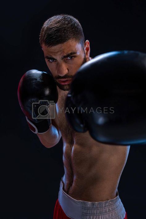 Boxer Pose, Boxing Stance, Male Boxers, Boxing Images, Male Pose Reference, Boxing Gym, Yay Images, Male Poses, Vector Artwork