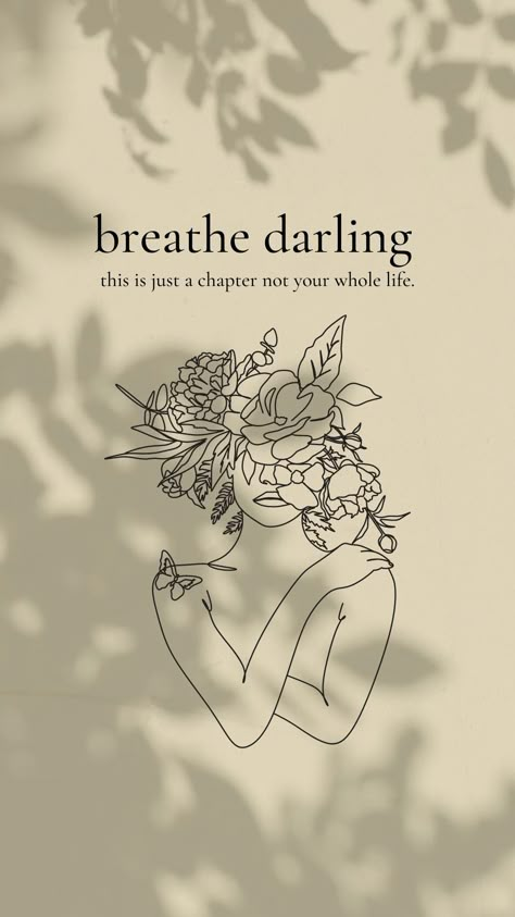 Deep Breath Quotes, Breathe Quotes, Create Your Dream Life, Line Art Design, Quotes Daily, Foto Art, Wildest Dreams, Simple Wallpapers, Love Travel