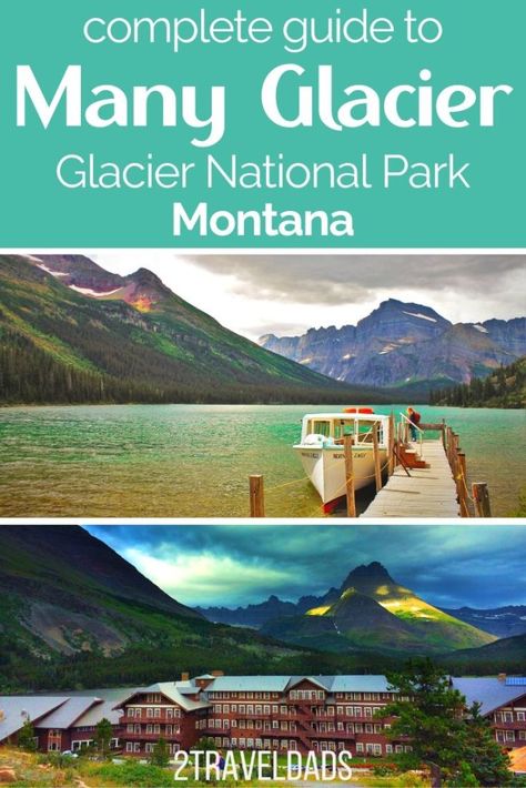 Glacier National Park Vacation, Glacier National Park Trip, Glacier Montana, Many Glacier Hotel, National Park Passport, National Park Lodges, Montana Vacation, Yellowstone Camping, Many Glacier