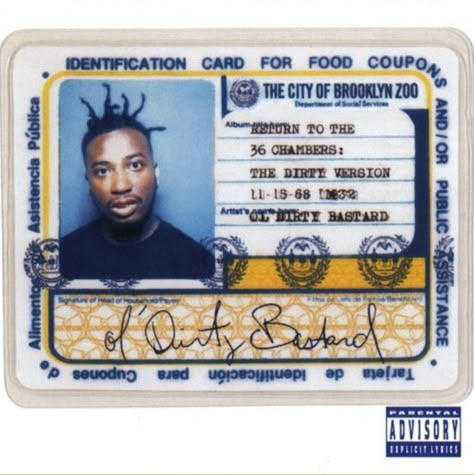 Return To The 36 Chambers: The Dirty Version • Ol' Dirty Bastard 36 Chambers, The Slim Shady, Rap Album Covers, Hip Hop Classics, Hip Hop Artwork, Boom Bap, Good Raps, Rap Albums, Hip Hop Albums