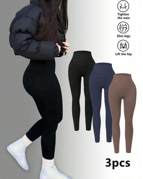 ✨Pre-order only, S(8) - L(12/14)✨ Shein Leggings, Without Bra, Sport Leggings, Women Sports, Lululemon Leggings, Kids Sleepwear, Sports Leggings, Yoga Women, Sport Pants